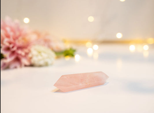 Rose Quartz Double Point