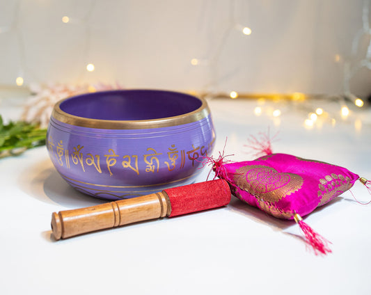 Singing Bowl - Large Purple