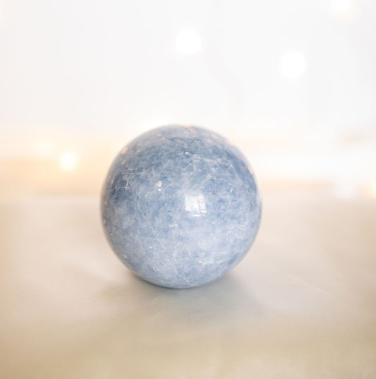 Blue Calcite Sphere