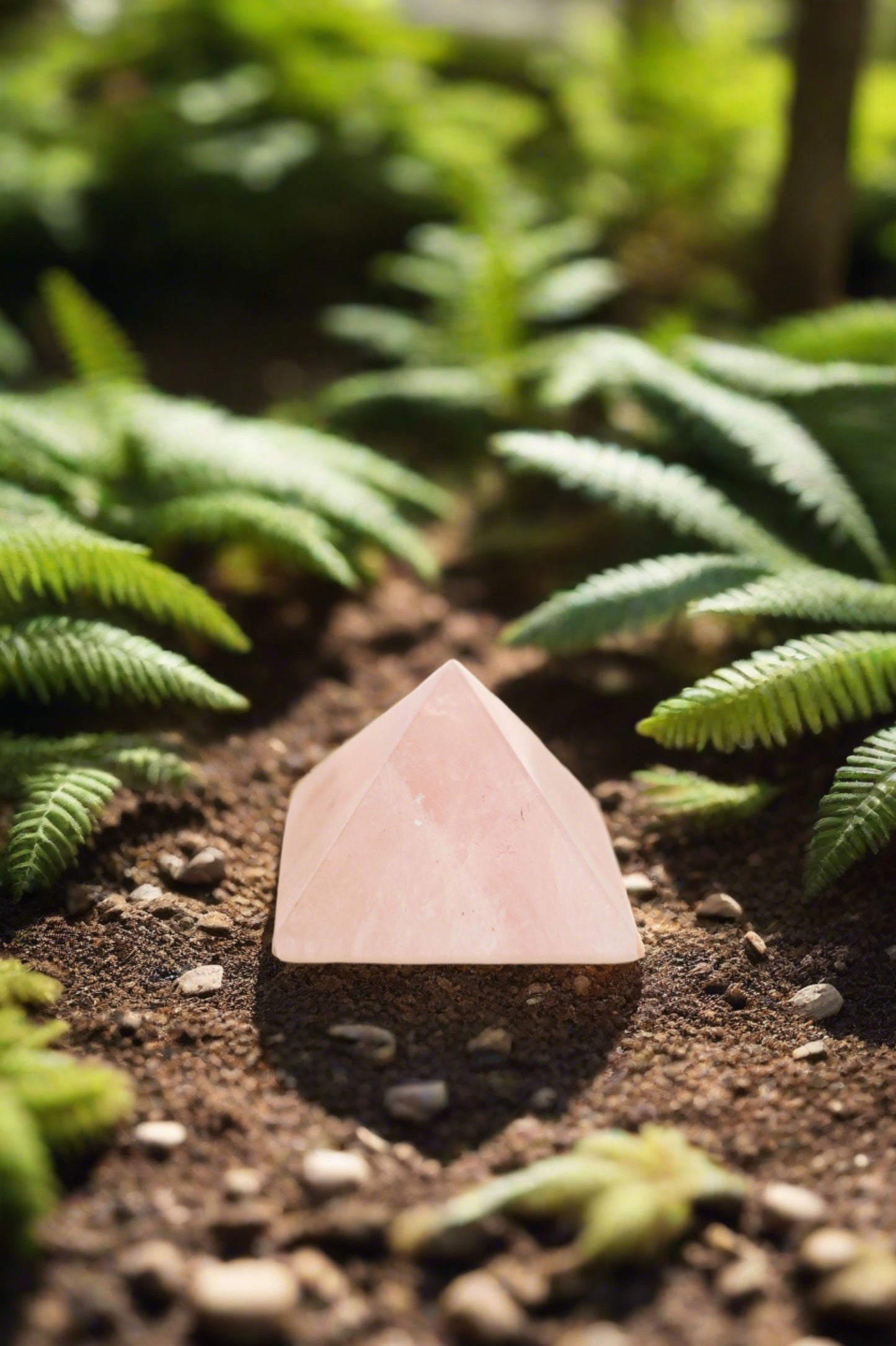 Rose Quartz Pyramid #1