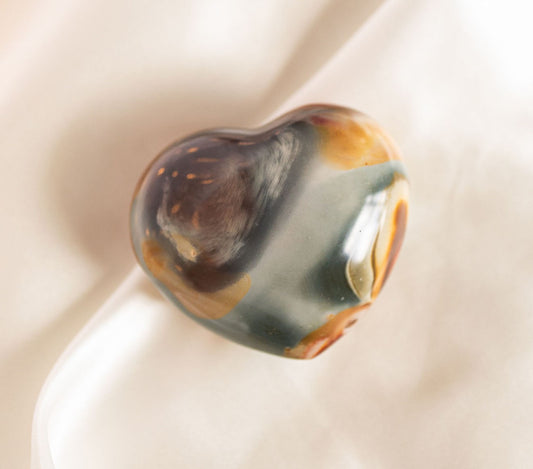 Polychrome Jasper Heart #2