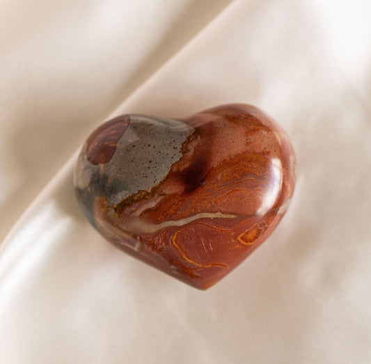 Polychrome Jasper Heart #1