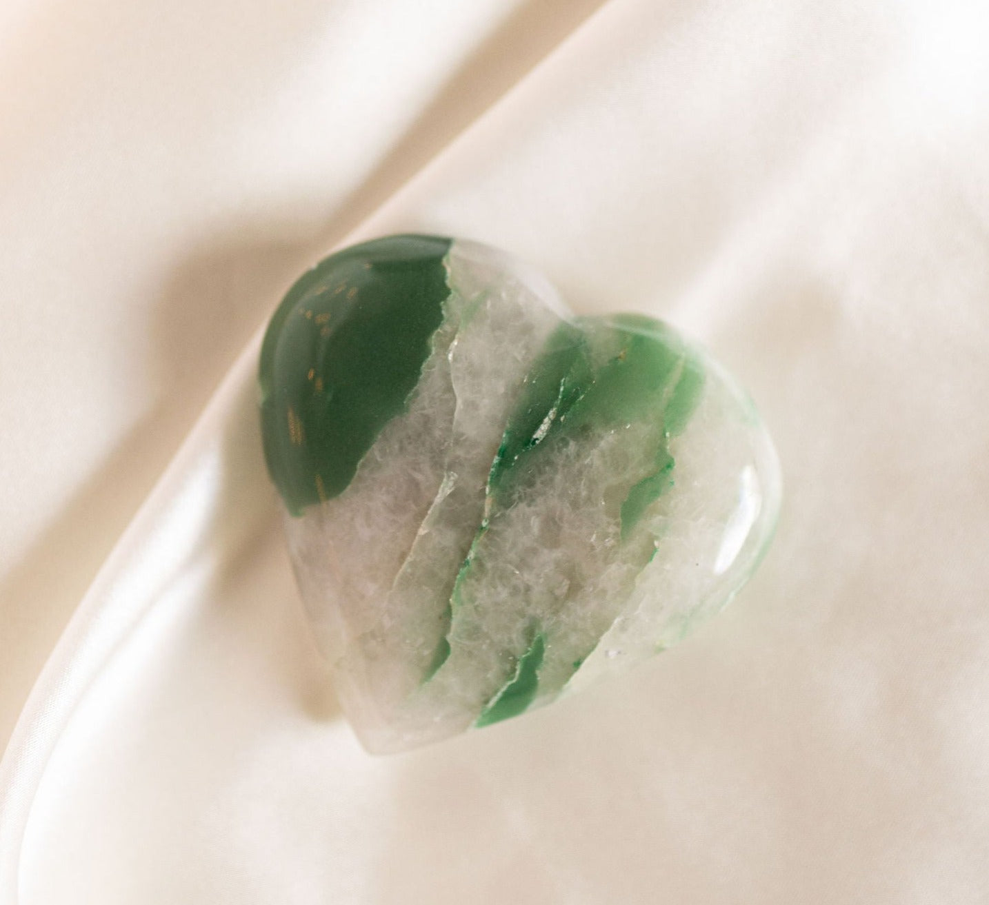 Green Aventurine Heart