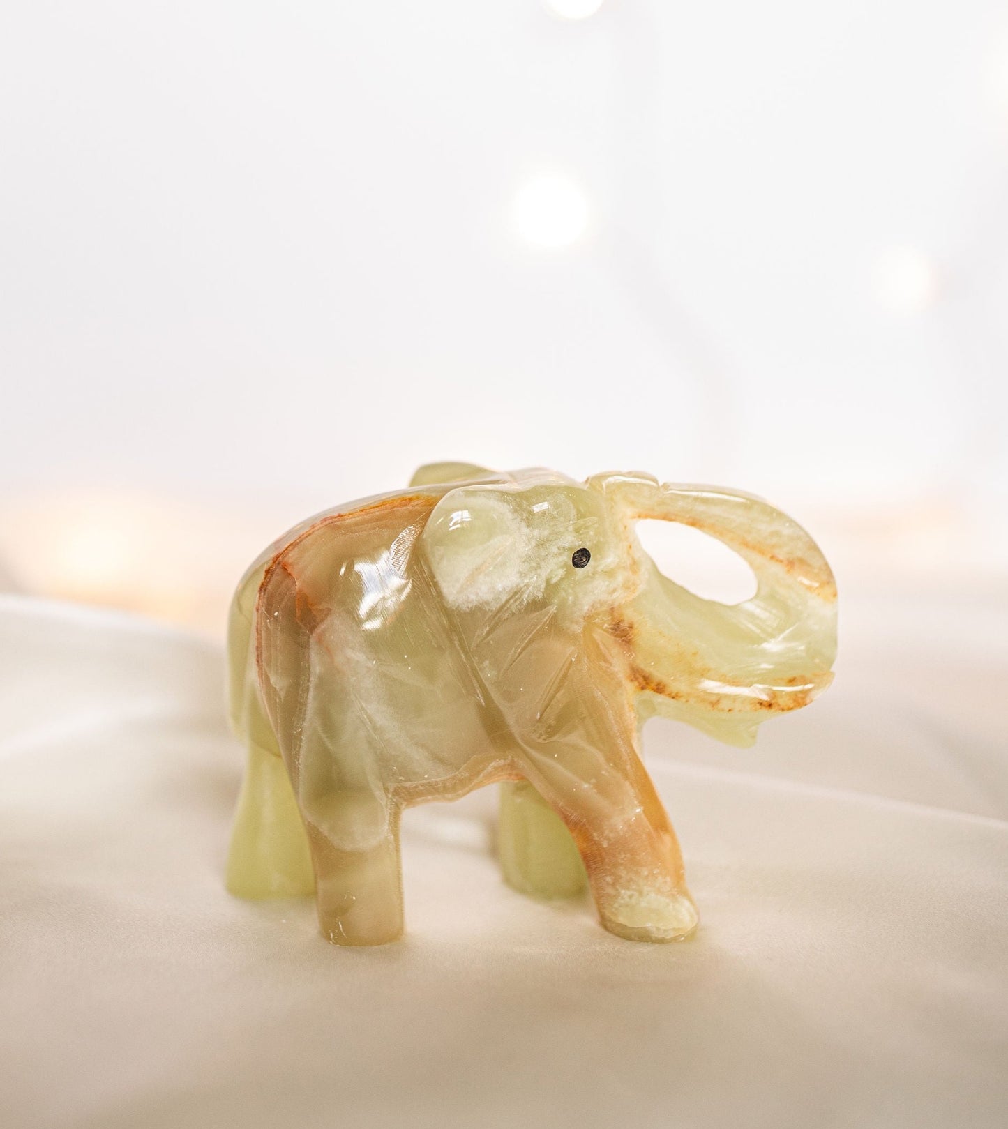 Banded Calcite Elephant (Medium #1)