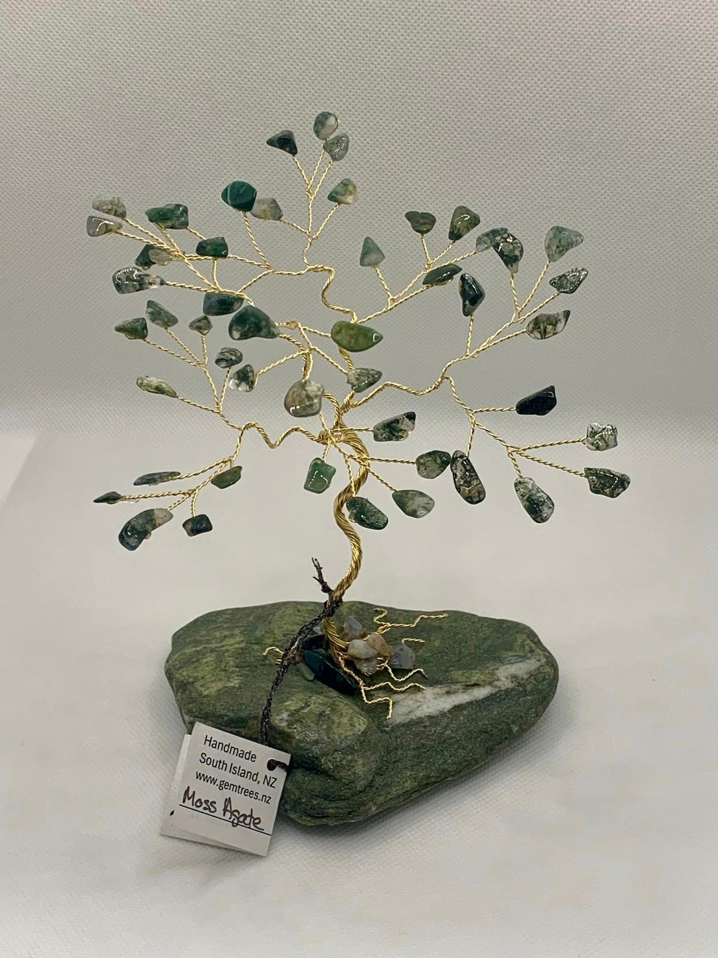 Moss Agate Gemstone Tree #2