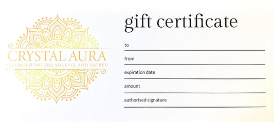 Crystal Aura Gift Voucher