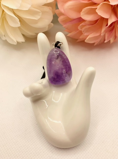 Amethyst Tumble Pendant