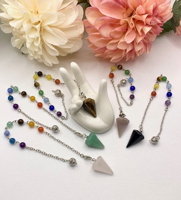 Chakra Crystal Pendulums