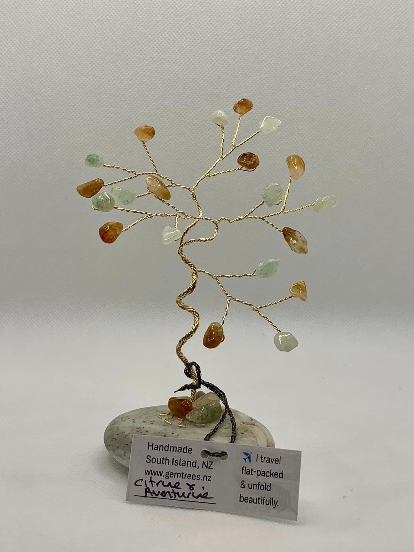 Citrine & Aventurine Gemstone Tree