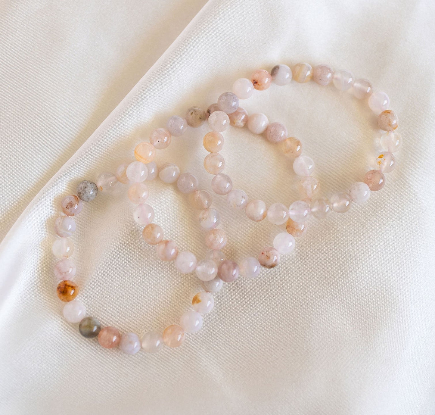 Flower Agate Braclet