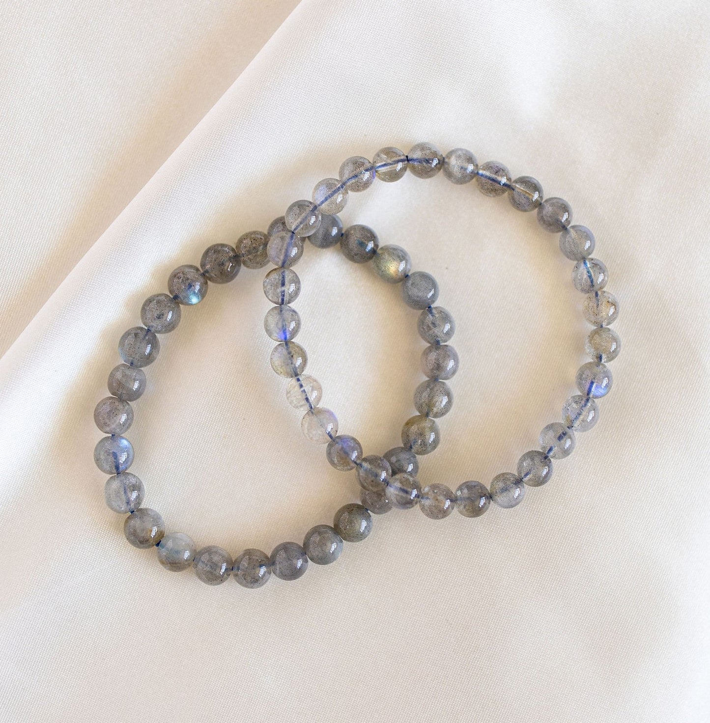 Labradorite Bead Bracelet