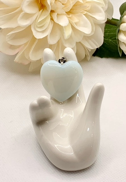 Opalite Heart Pendant