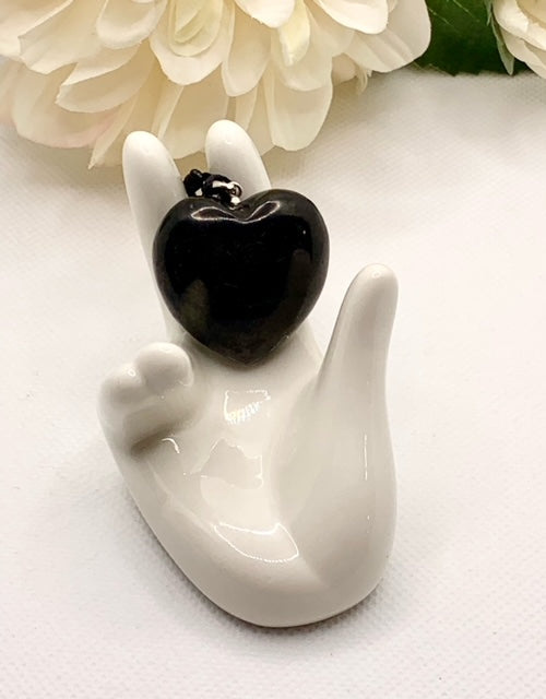 Shungite Heart Pendant