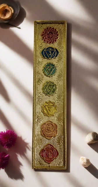 Chakra Incense Burner - Gold