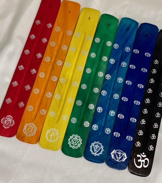 Chakra wooden Incense Holders